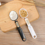 Electronic Kitchen Scale 500g 0.1g Spoon Scale  Display Digital Weight Measuring Spoon Digital  Mini Kitchen Tool Black