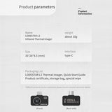 LODESTAR L2 Mobile Thermal Camera For Android Phone Industrial Inspection Heat Loss Detection Infrared Thermal Imager