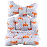 Baby Stroller Liner Car Seat Cushion Cotton Seat Pad Child Cart Mat Baby Head Body Support Pillow Summer Stroller Accessories