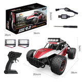 DEERC DE43 Remote Control Car 1:14 RC Cars 25KM/H High Speed  2.4G 2WD RC Monster Truck Crawler Alloy Shell Toys Boys Kids Gift