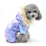 Warm Dog Clothes Winter Thick Fur Pet Puppy Jacket Coat Waterproof Dog Costume Clothing Small Medium Large Dogs