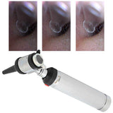 Otoscope Diagnostic Kit Fiber Optic Lighting Aluminum Alloy Medical Home Ear Cleaner Care Endoscope Check Examination Tool Set