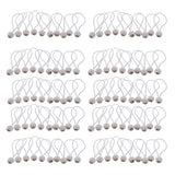 100ps 162mm/ 6.3"Heavy Duty Ball Bungees Elastic Cord Tie down Rope Canopy Straps White/Black
