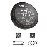 CYCPLUS Wireless Bike Computer GPS Speedometer BT ANT+Cycling Computer Waterproof w Cadence Sensor Heart Rate Monitor for Bike