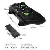 2.4g Wireless Game Controller 360-degree Rotation 3d Joystick Built-in 600mah Battery Gamepad Compatible For Xbox One