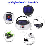 LED Camping Lantern Solar Tent Light 4 Light Modes Solar Lantern Flashlight For Outages Hurricane Emergency Hiking