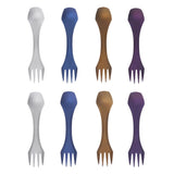 Ultra-light Super Durable Titanium Spork Spoon &amp; Fork Flatware Tableware for Outdoor Camping Hiking Picnic