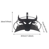 Storage Organizer Space Saving Iron Home Garden Hose Holder Yard Solid Wall Mounted Outdoor Water Pipe Heavy Duty Bison Shape