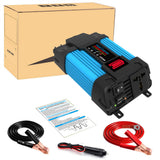 Car Power Inverter LED Voltage Capacity Display Transformer Converter 12V To 110/220V Dual USB Inverter