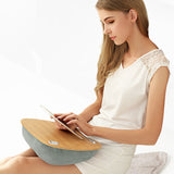Multifunction Laptop Tray Stand Pillow Headrest Office Nap Pillow Knee Wood Table Laptop Desk Tablet Phone Flip Portable Outdoor