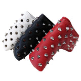 1 Pcs Golf Headcovers Rivets PU Leather For Driver Fairway  #3 #5 Hybrids Putter Black White Red