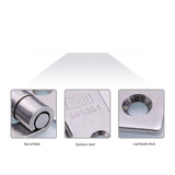 Door Connector Accessories Durable Furniture Home 4/6 Mounting Holes Stainless Steel Hinges Window Cabinet Jewelry Box