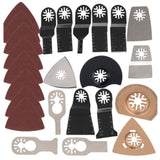 41Pcs Oscillating Multitool Saw Blade Kit Set for Fein  Makita Multi Tool B1 Renovator Power Tools Accessories