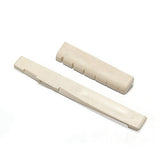 1 set 6 Bridge Pins + Saddle + Bridge Saddle Bone White &amp; 6Pcs Guitar String Tuning Peg Tuner Machine Head