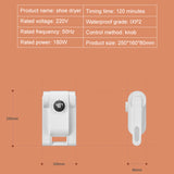 Electric Shoes Dryer Purple Light Drying Machine Gloves Boots Drier Foot Protector Heater Bake Shoe Warmer Device