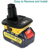 20V Battery Adapter DCA1820 For Dewalt 18V Tools Convert To 20V Lithium Battery For DC9096 DE9098 DE9096 With USB Port