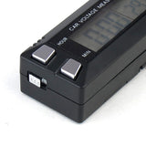 3 in 1 Car Digital Auto Thermometer Voltmeter Clock Volt Temperature Monitor 12V Outdoor Indoor LED Orange/Blue Backlight