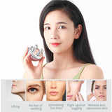 EMS Face Slimming 3D Roller Micro Current Face Lift Slimmer Facial Wrinkle Removal Massager Skin Tightening Beauty Devices