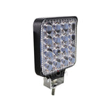 9 LED 27W 16 LED 48W Spot Work Light 12V 24V Car LED Spotlight Square Round Auto Truck Off Road Mini Ledbar Offroad Accessories