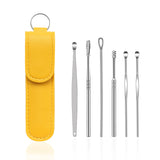 Ear Cleaner Wax Pickers Earpick Wax Remover Curette Ear Pick Cleaner Kit Spoon Care Ear Clean Tool