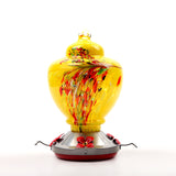 Outdoor Hummingbird Food Feeders Hand Blown Glass Drinker Hummingbird Feeder Leak-Proof Easy to Clean Parrot accessories