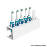 Home Decor Wall Mounted Large Capacity Save Space Multi Holes Toothpaste Rack Anti Dirty Electric Toothbrush Holder Easy Install