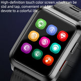 P60 Smartwatch Air Pump Airbag True Blood Pressure Oxygen Temperature Heart Rate Monitor Medical Sphygmomanometer Smart Watch