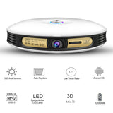Salange T08 DLP Projector Portable Android 3D Wifi Bluetooth DLP Full HD 1080P Home Theater 2G 32G Video Beamer Projetor