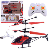 Remote Control Sensor Control Hovering Helicopter RC Toy Children USB Charge Control Drone Kid Plane Toys Indoor Flight Toys