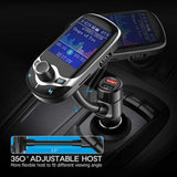 JINSERTA 2021 Car MP3 Music Player Bluetooth 5.0 Receiver FM transmitter USB QC3.0 Charger U disk / TF Card AUX lossless Music