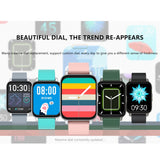 Smart Watch for Women 1.69 inch Touch Screen Fitness Tracker Watch IP67 Waterproof Smartwatch with Heart Rate and Sleep Monitor