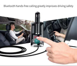 VR Robot Bluetooth 5.0 FM Transmitter Handsfree Car Kit Wireless Car MP3 Audio Player With 3.5mm Jack Port QC3.0 Fast Charger