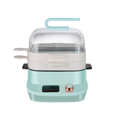 220V Electric Steaming Cooking Machine Drawer Type Intestine Powder Machine With Frying Pan For Home Barbecue