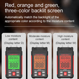 2 Pins Digital Wood Moisture Meter Wall Hygrometer Timber Damp Detector LCD Wood Humidity Tester Cement Brick Moisture Meter