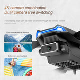 S89 Profesional Drone 4K With WIFI Signal Trans HD Dual Camera 50x Zoom Dron RC Quadcopter For Boys Teens Child Drone Gift