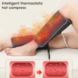 1set Leg Massager  Machine Hot Compress 3 Strength Air Compression Knee Thigh Lower Leg Massage Machine 110‑240V