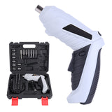 3.6V Cordless Electric Screwdriver Rechargeable Power Screwdriver Battery Electric Tool Twistable Handle LED Home DIY Power Tool