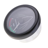 1 Set 52mm Yacht Marine Rudder Angle Indicator Gauge with Mating Sensor 0-190 ohm- Black  (12V/24V)