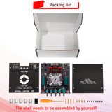 ZK-HT21 Upgrade 160WX2+220W  2.1 Channel Bluetooth Digital Power Amplifier Module TDA7498E DC 15~36V High and Low Tone Subwoofer