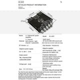 2*220W+350W Bluetooth 5.1 Subwoofer Audio Power Amplifier Board TPA3251D2 Class D Audio 2.1 Channel Amplifier Home Theater AUX