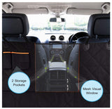 Dog Car Seat Cover Waterproof dog Carrier Car Rear Back Seat Mats Hammock Cushion Protector with Safety Belt for Dropshipping