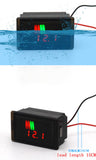 12V 24V 36V Waterproof Digital Display Voltage Meter 12V-84V Universal Battery Lithium Battery Electric Car Meter Coulomb Tester