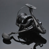 12+1 BB Spinning Reel with Front and Rear Double Drag Carp Fishing Reel Left Right Interchangeable for Saltwater Freshwater