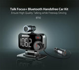 29W Bluetooth 5.0 Car Kit FM Transmitter Car MP3 Player Lossless Music Play QC3.0 Fast Charge With Micro Noise Reduction Call