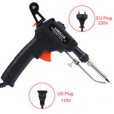 110V/220V 60W Solder Soldering Gun Ferro De Solda Hand-held Automatically Send Tin Gun Solder Iron Welding Tools