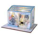 CUTEBEE Doll House Miniature DIY Dollhouse With Furnitures Wooden House Casa Toys For Children Birthday Gift Z007