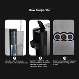 Coffee Machine 4in1 Multiple Capsule Espresso Dolce Milk&Nespresso&ESE Pod&Powder Coffee Maker Stainless Metal Outook