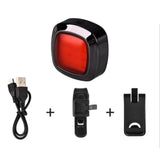 2020 Bicycle Taillight 16 Led Cycling Smart Brake Lights USB Rechargeable 5 Modes Safety Warning Light Motorcycle Helmet Lamp