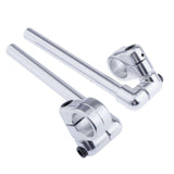 37mm CNC Alloy Handlebars Grips Adjustable Clip On Fork for Motorbike Motocross Universal Fits For Honda Yamaha