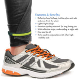 Dropship-2Pair Bike Trouser Clips Lightweight Bike Trouser Clips with Reflective Bands for Night Rides